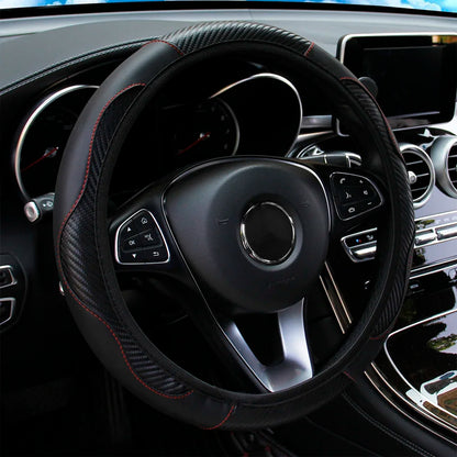 Carbon Fibre Steering Wheel Cover-