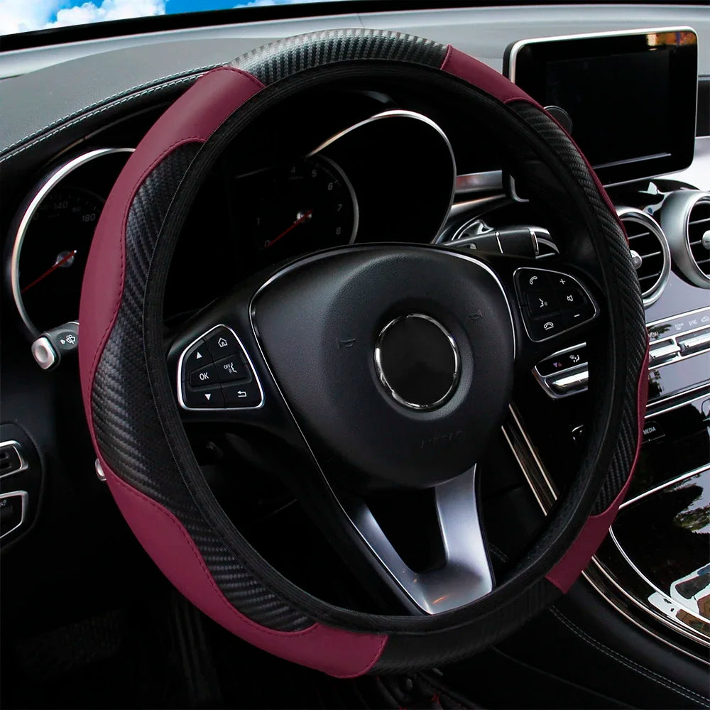 Carbon Fibre Steering Wheel Cover-