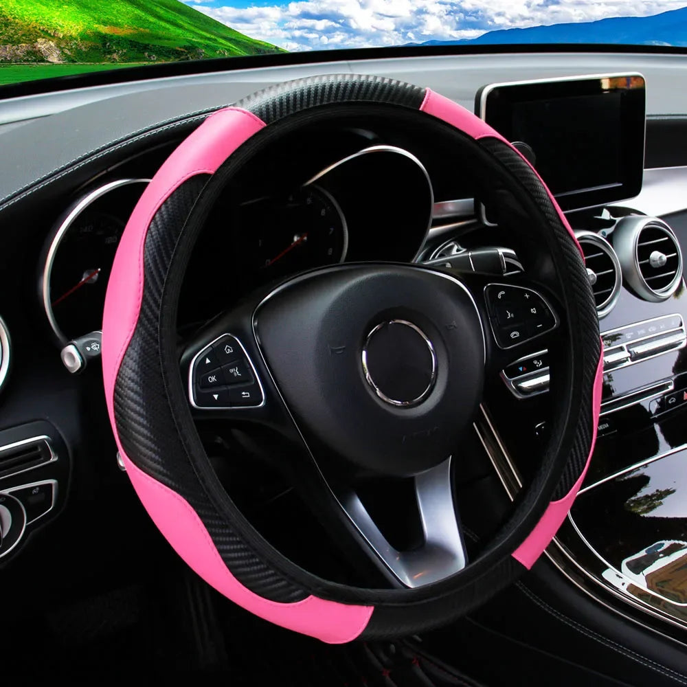 Carbon Fibre Steering Wheel Cover-