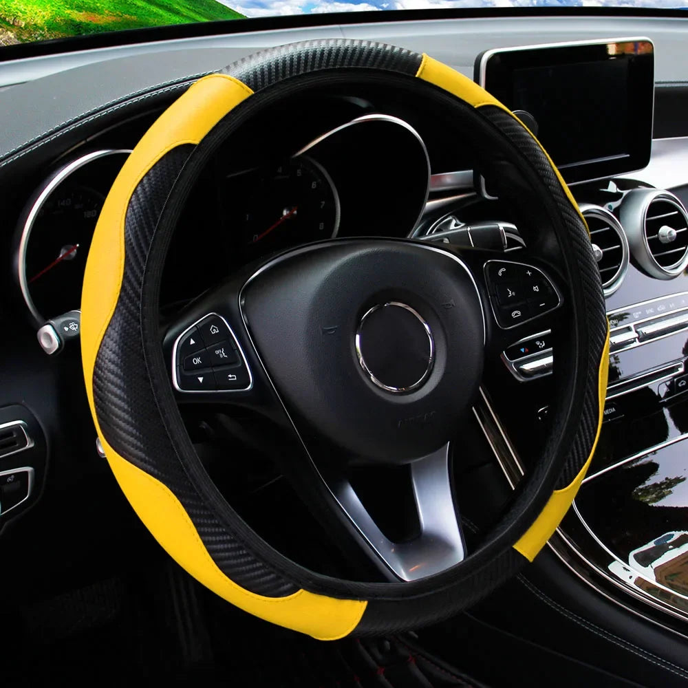 Carbon Fibre Steering Wheel Cover-