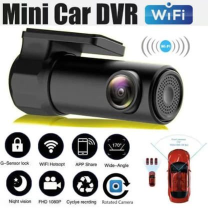 Discreet Car DVR WiFi Camera