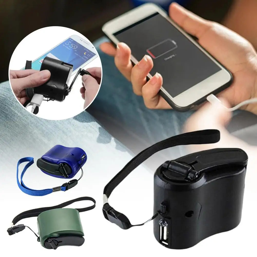 Emergency Hand-Cranking Charger