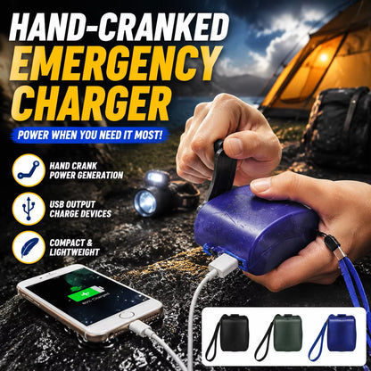 Emergency Hand-Cranking Charger