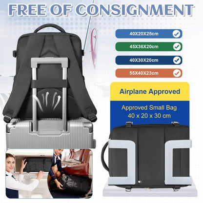 Flight-Approved Vacuum Compression Backpack