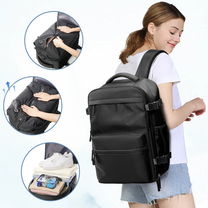 Flight-Approved Vacuum Compression Backpack
