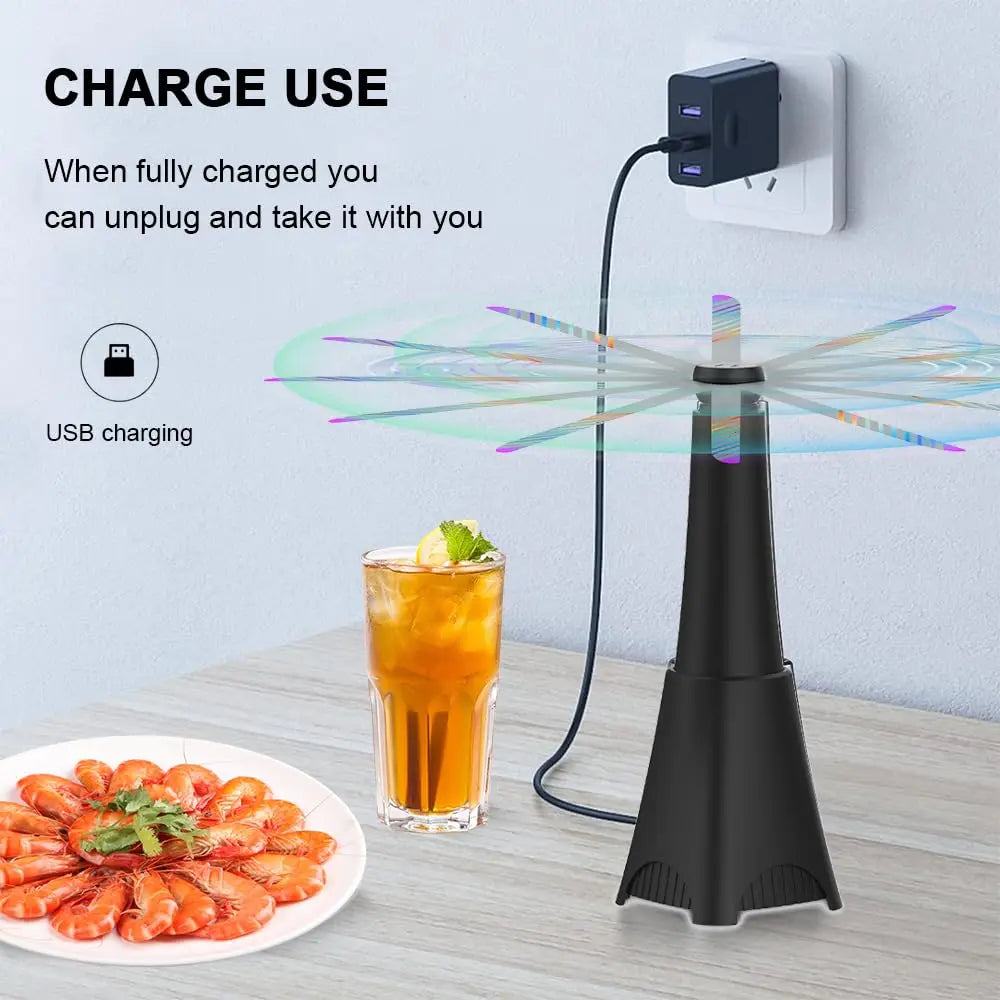 Fly Fan for Garden Table
