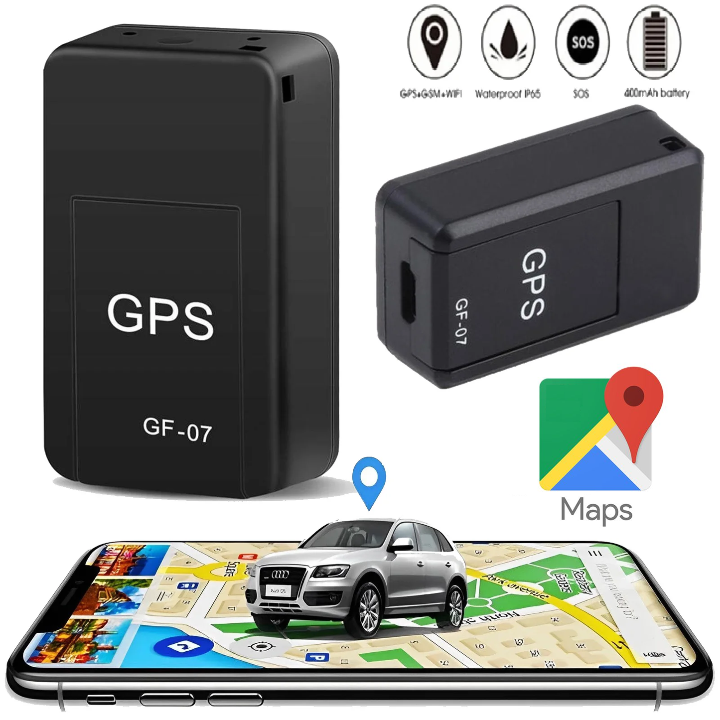 GF07 GPS Magnetic Car Tracker