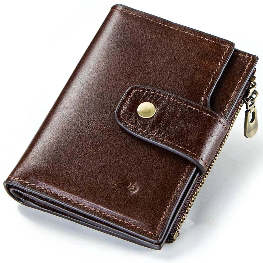 GPS Anti-Theft Leather Wallet