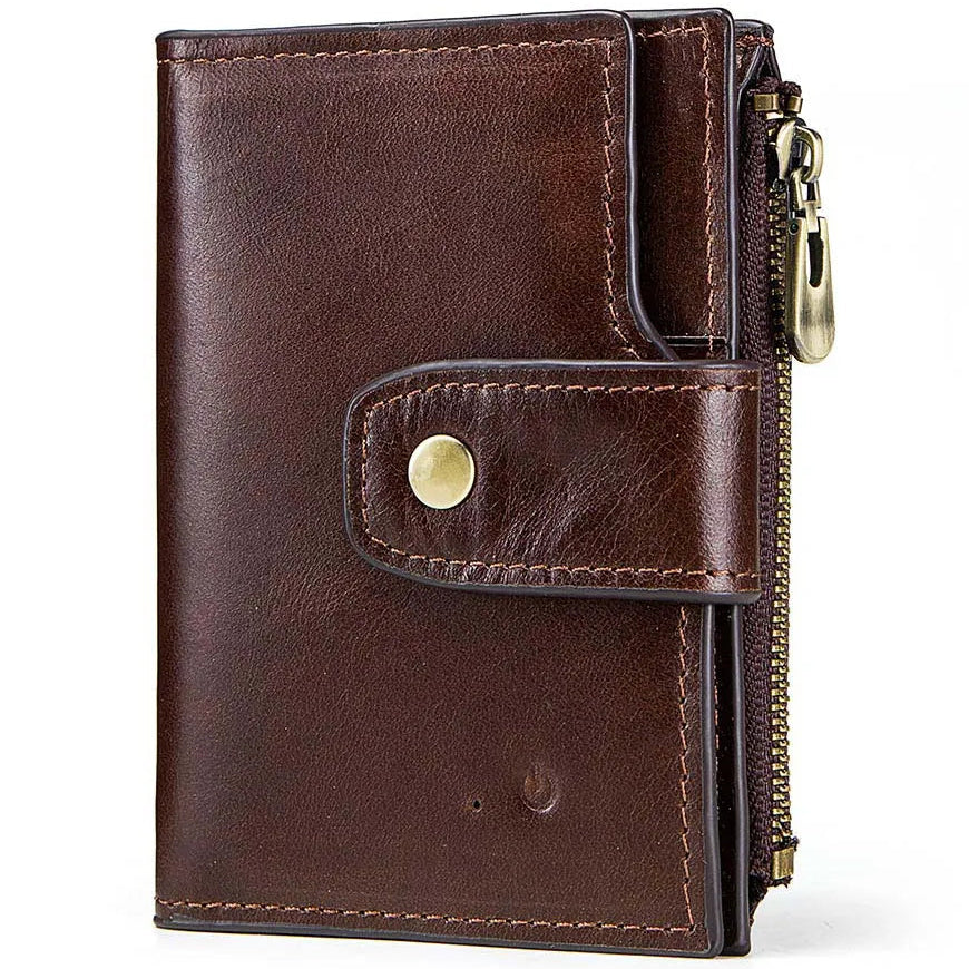 GPS Anti-Theft Leather Wallet