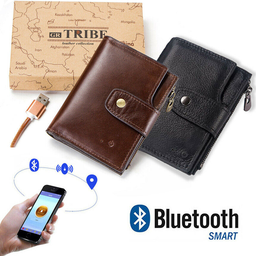 GPS Anti-Theft Leather Wallet