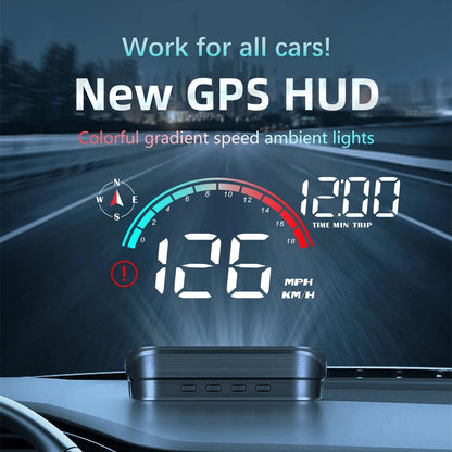 GPS Speedometer Car Windshield Projector