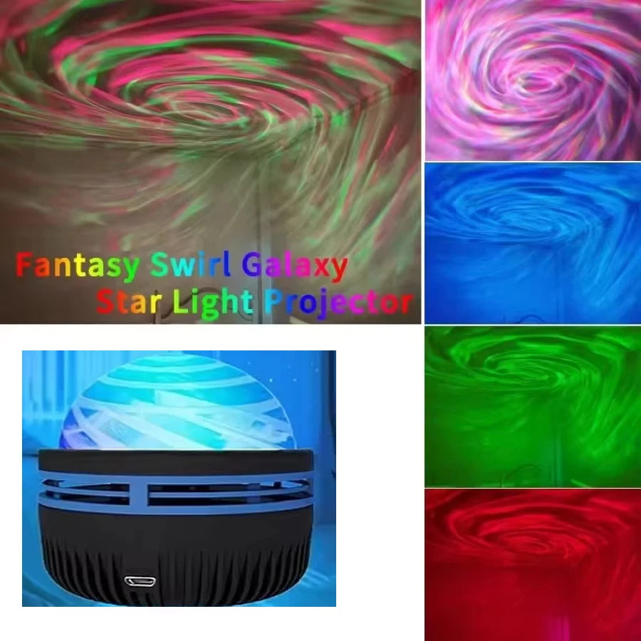 Galaxy Star Projector Bedroom Light