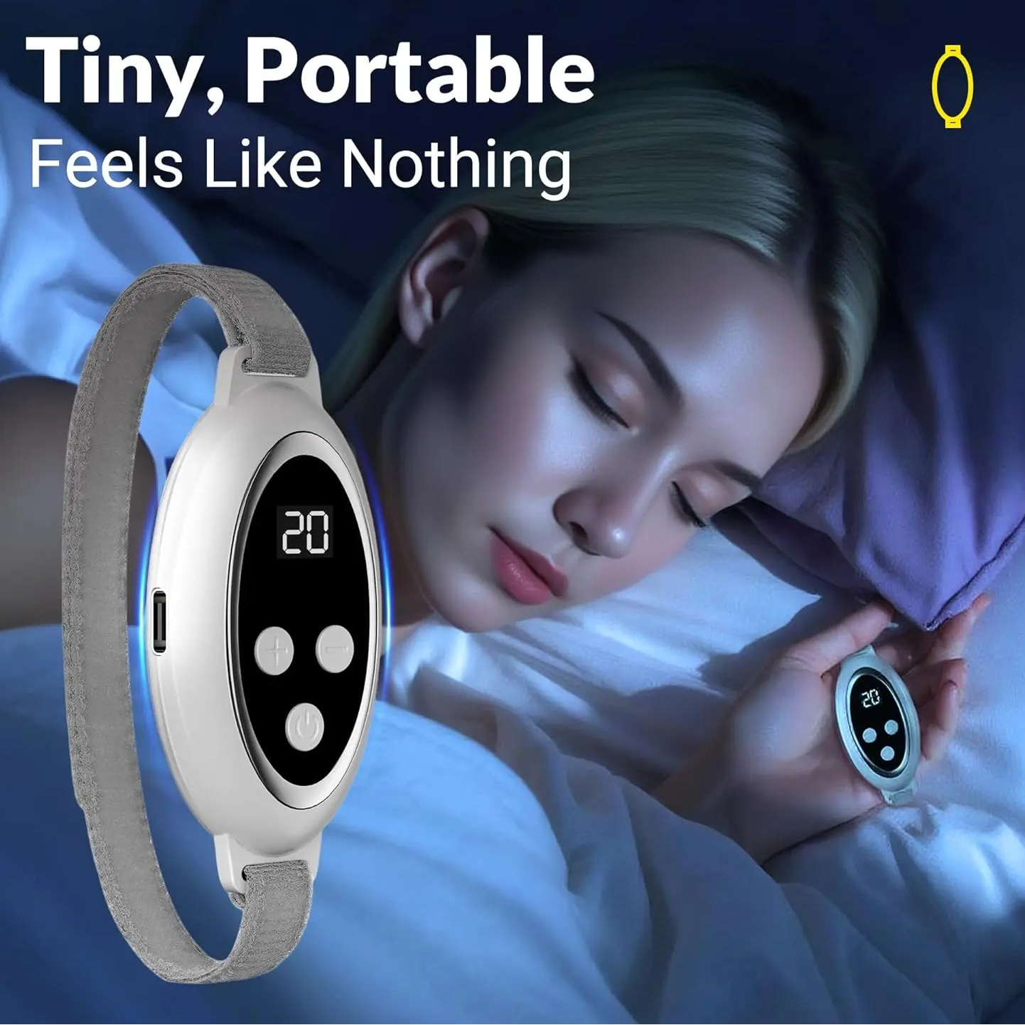 Handheld Palm Pulse Insomnia Aid