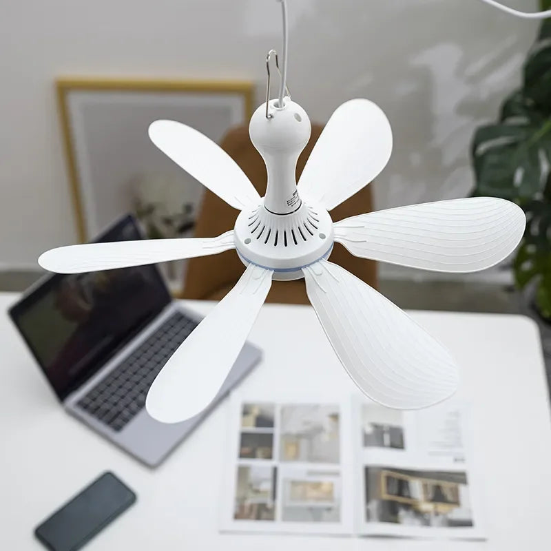 Hanging USB Powered Ceiling Fan