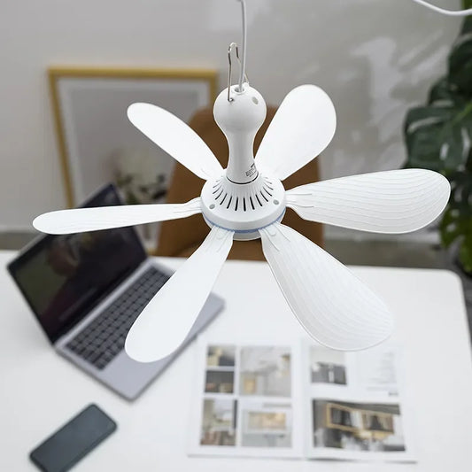 Hanging USB Powered Ceiling Fan