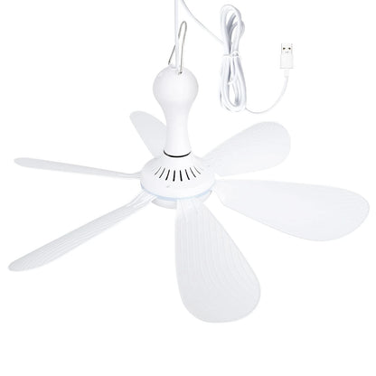 Hanging USB Powered Ceiling Fan