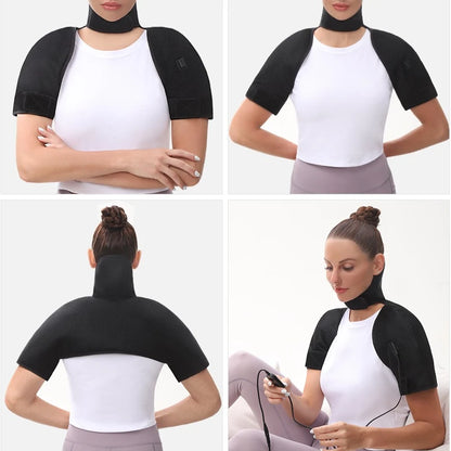 Heat Vibration Back and Shoulder Massager