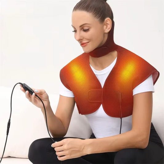Heat Vibration Back and Shoulder Massager