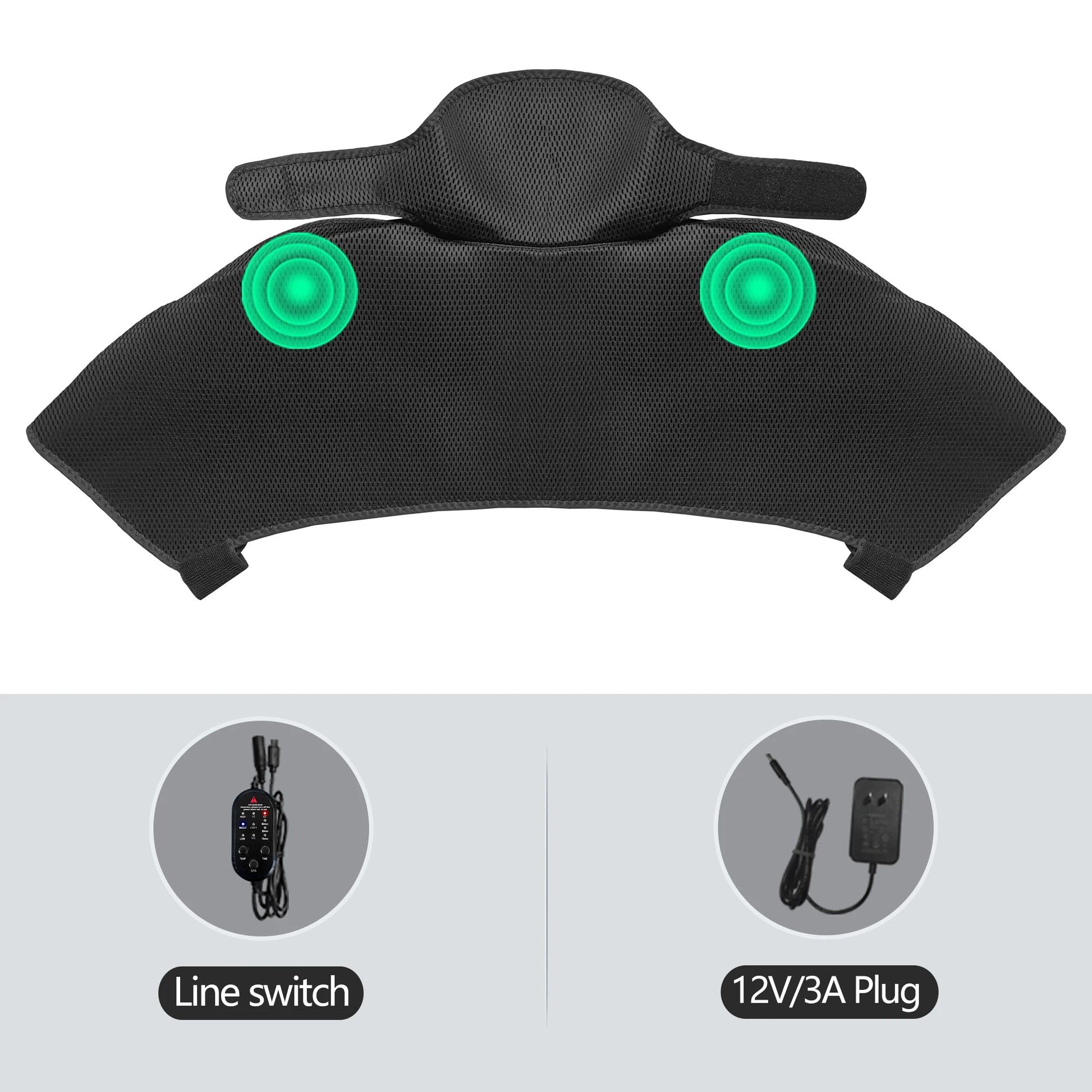 Heat Vibration Back and Shoulder Massager