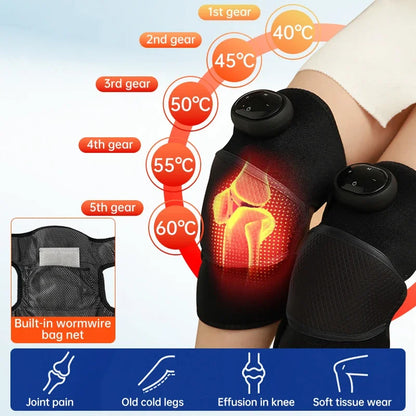Heated Vibration Knee Massager for Pain Relief