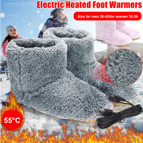 Heated Winter Warm USB Slipper Boots