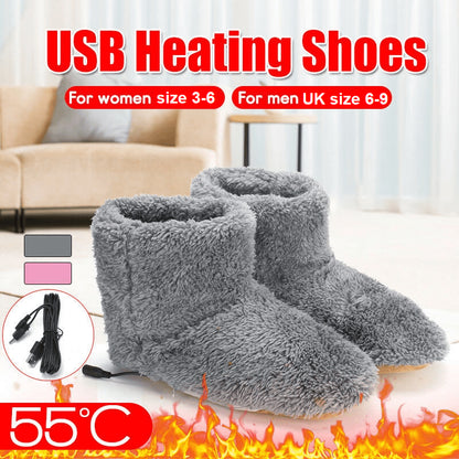 Heated Winter Warm USB Slipper Boots
