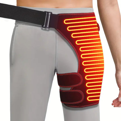 Hip Massage Wrap with Heat Vibration