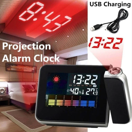 LCD Projection Alarm Clock