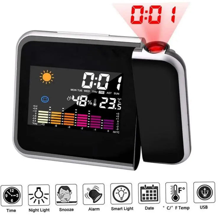 LCD Projection Alarm Clock