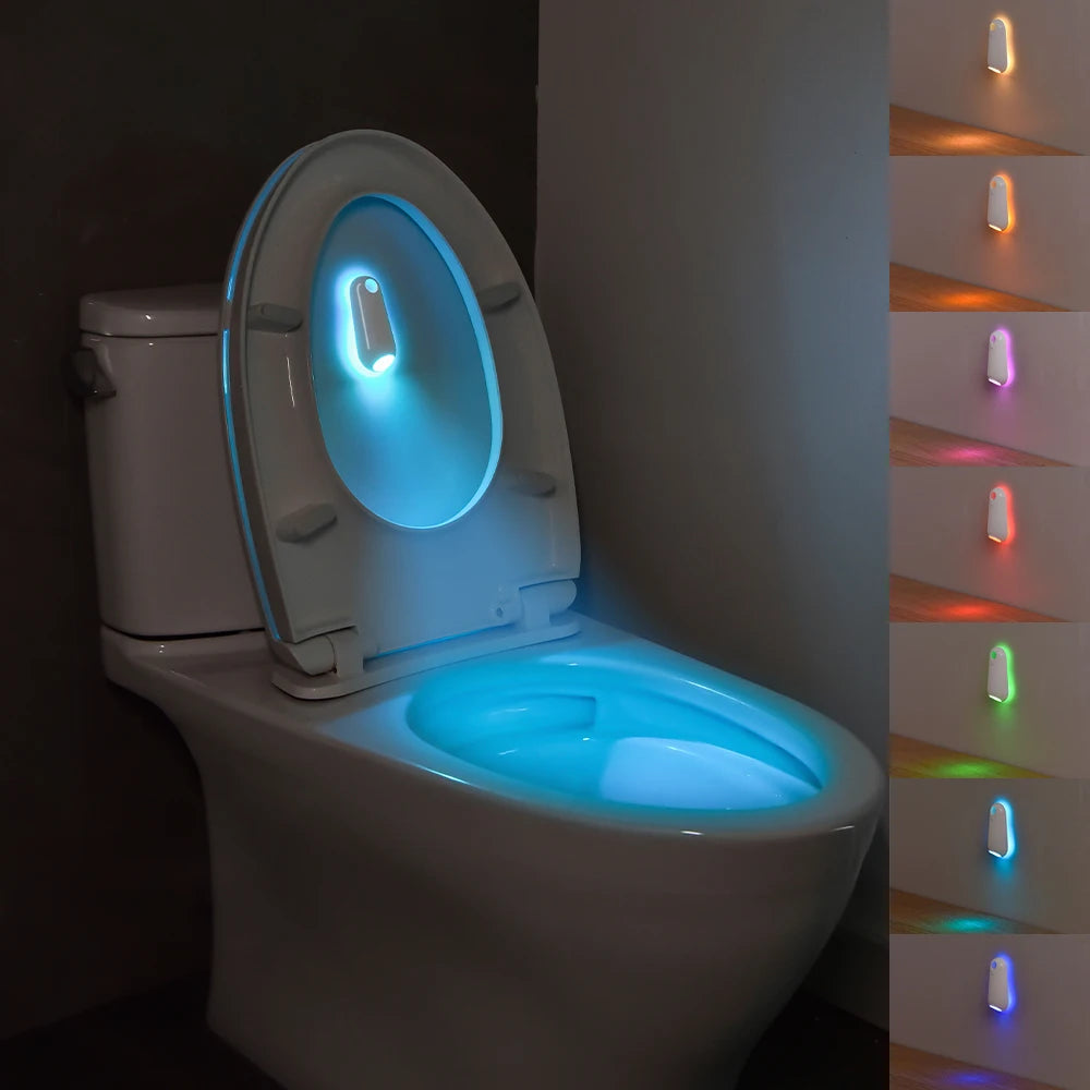 LED Toilet Night Light with Motion Sensor-