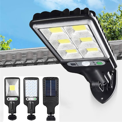 Large Solar Courtyard Wall Lamp with Remote
