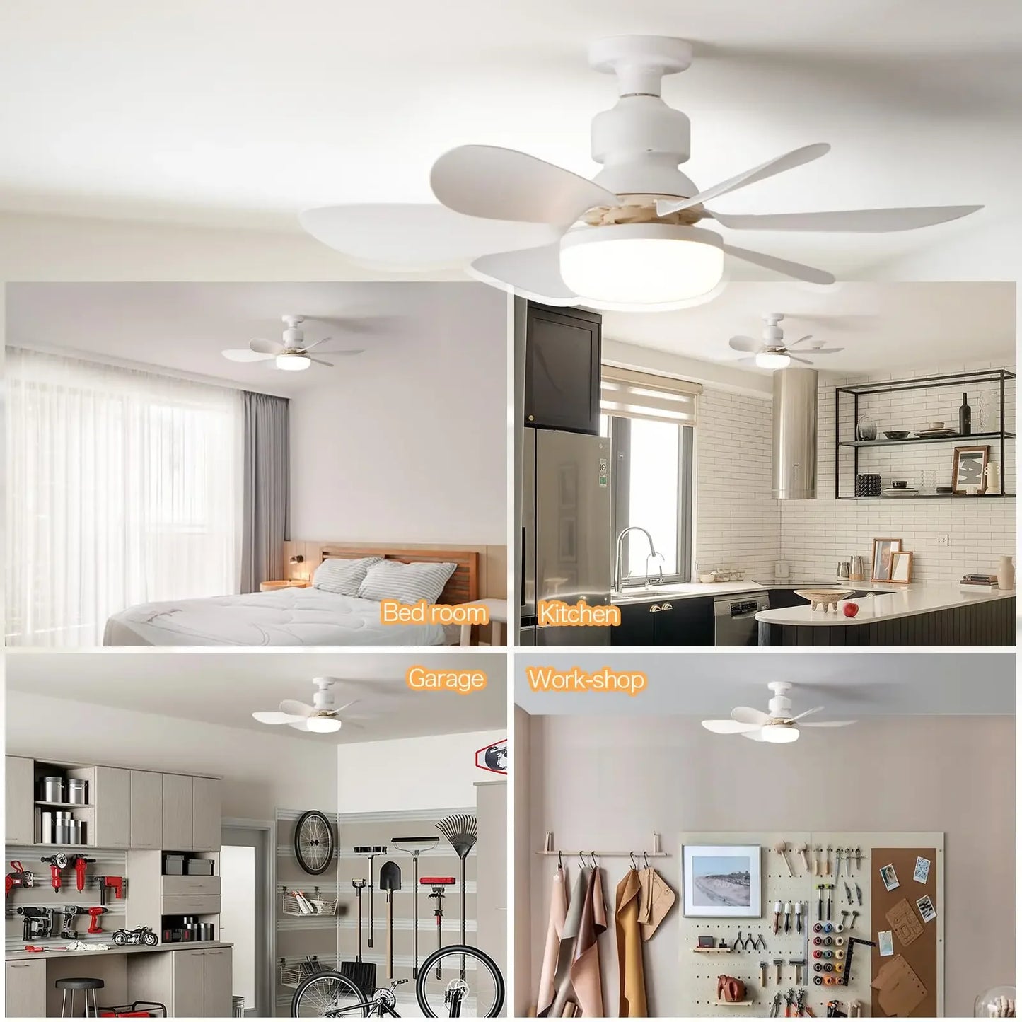 Lightbulb Ceiling Fan Light
