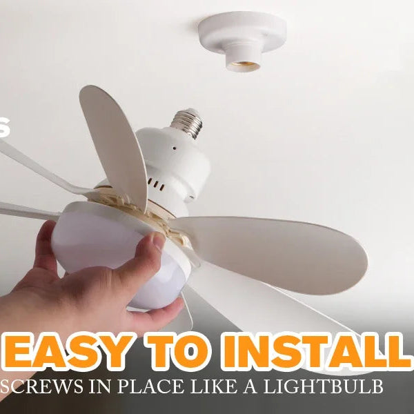 Lightbulb Ceiling Fan Light