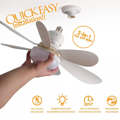 Lightbulb Ceiling Fan Light