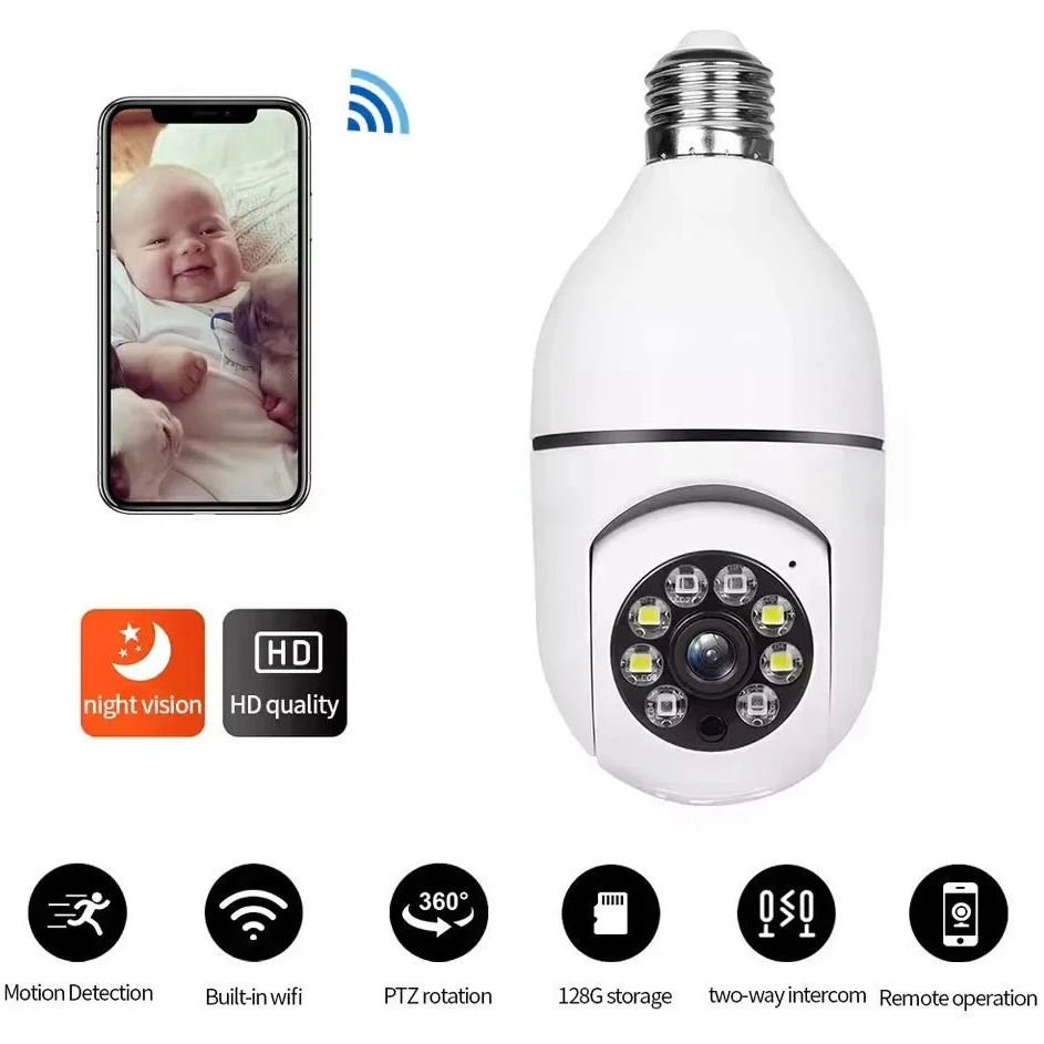 Lightbulb Home Security Camera
