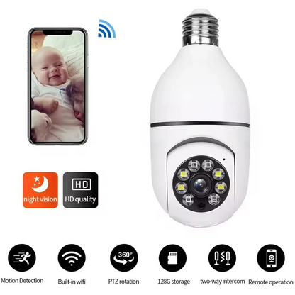 Lightbulb Home Security Camera