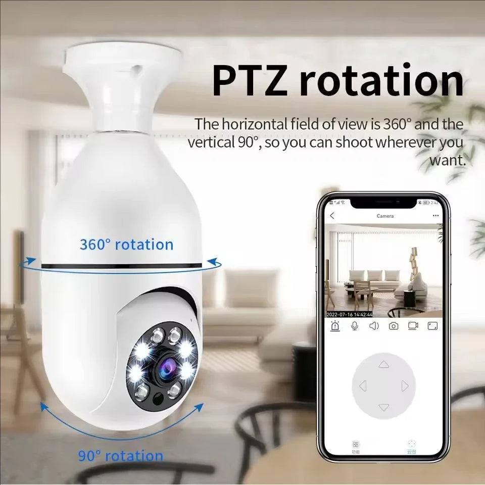 Lightbulb Home Security Camera