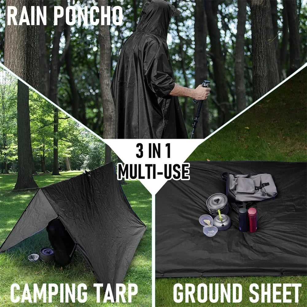 Military Poncho Raincoat