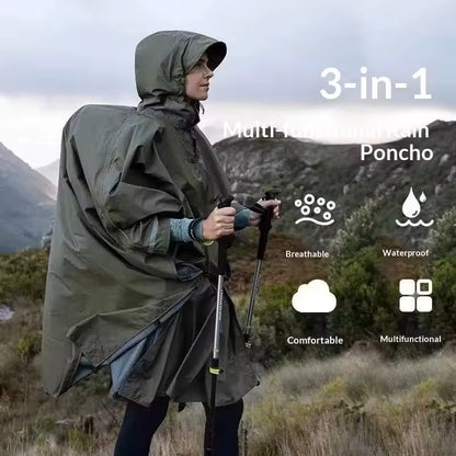 Military Poncho Raincoat