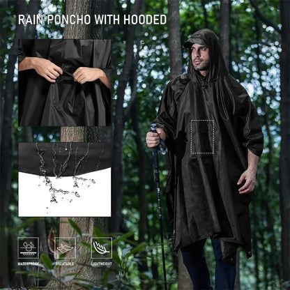 Military Poncho Raincoat