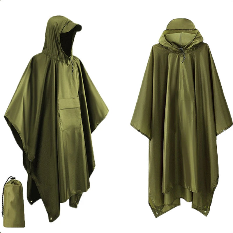 Military Poncho Raincoat