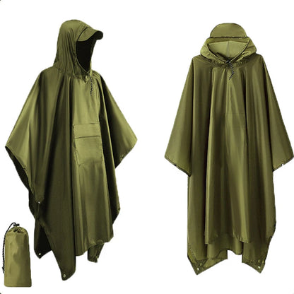 Military Poncho Raincoat