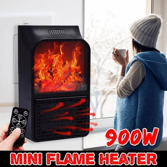 Mini Flame Effect Portable Heater