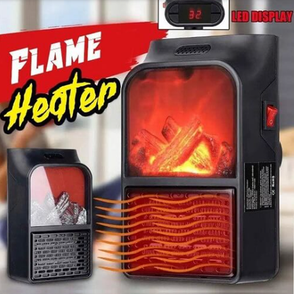 Mini Flame Effect Portable Heater