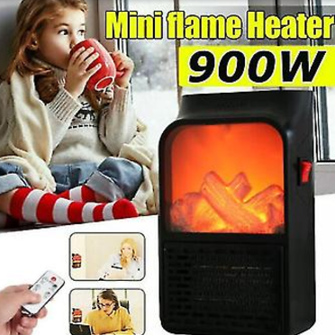 Mini Flame Effect Portable Heater