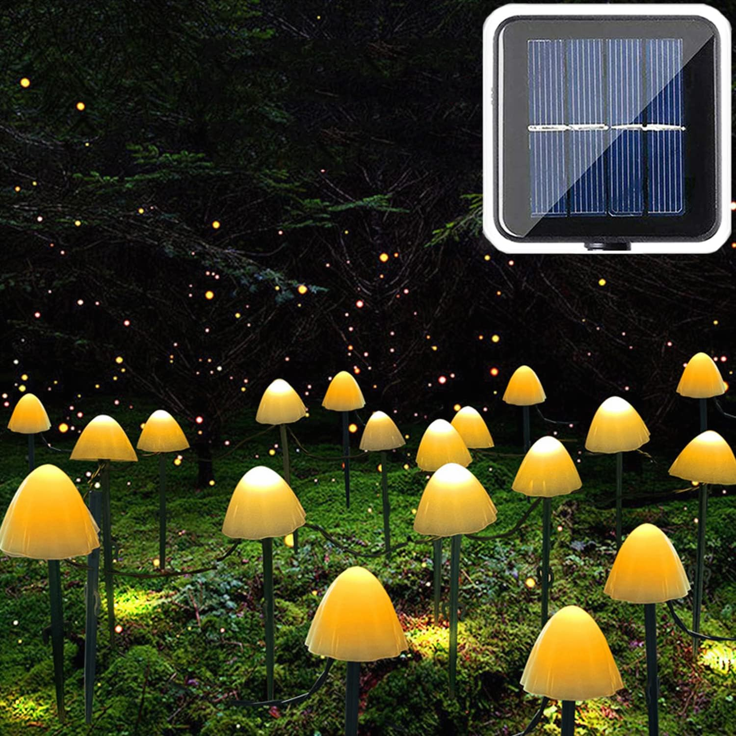 Mushroom LED Garden Solar Lights