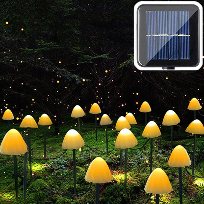 Mushroom LED Garden Solar Lights