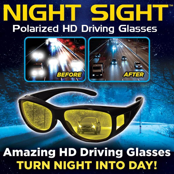 Night-Vision Driving Glasses