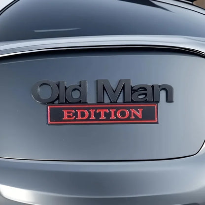 Old Man Car Badge