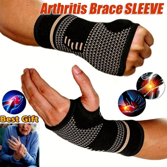 Pair of Arthritis Wrist Brace Sleeves-